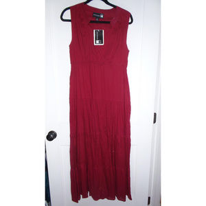 Anthony Red Sleeveless Dress Medium NEW